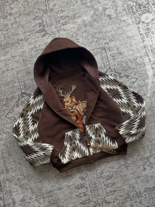 Wahuŋka ( Wildtier ) Pullover 100% Baumwolle